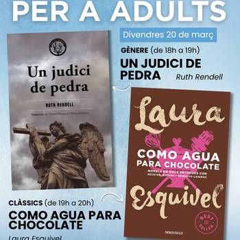 Clubs de lectura per a adults a la Biblioteca Ilturo