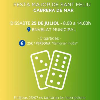Torneig de Dòmino de Festa Major!