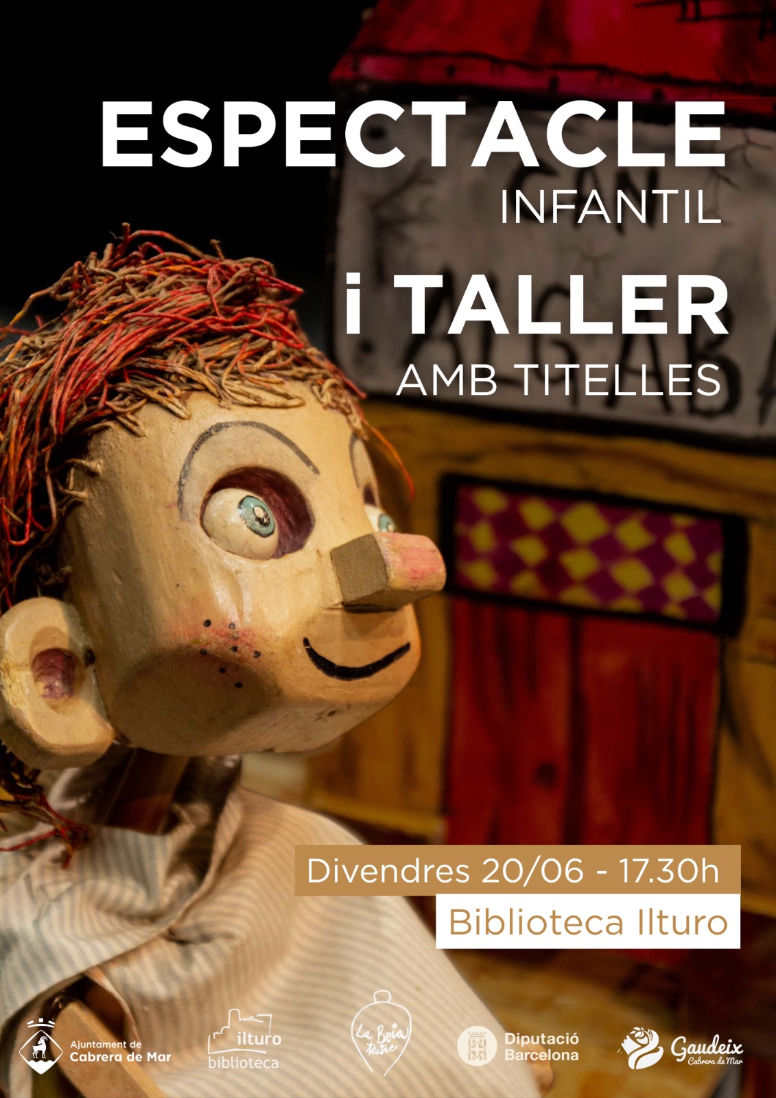 EATRE INFANTIL i TALLER DE TITELLES A LA BIBLIOTECA ILTURO