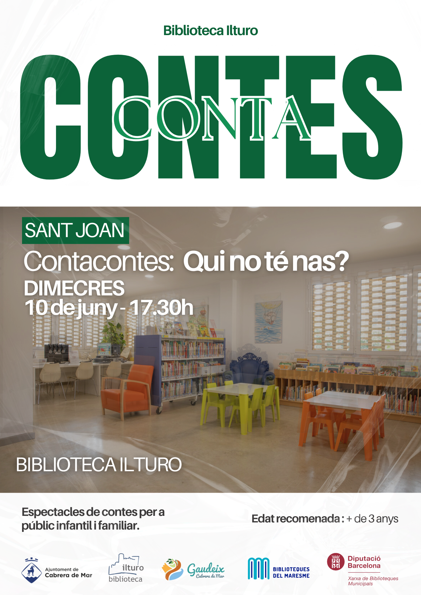 Contacontes de Sant Joan a la Biblioteca Ilturo!