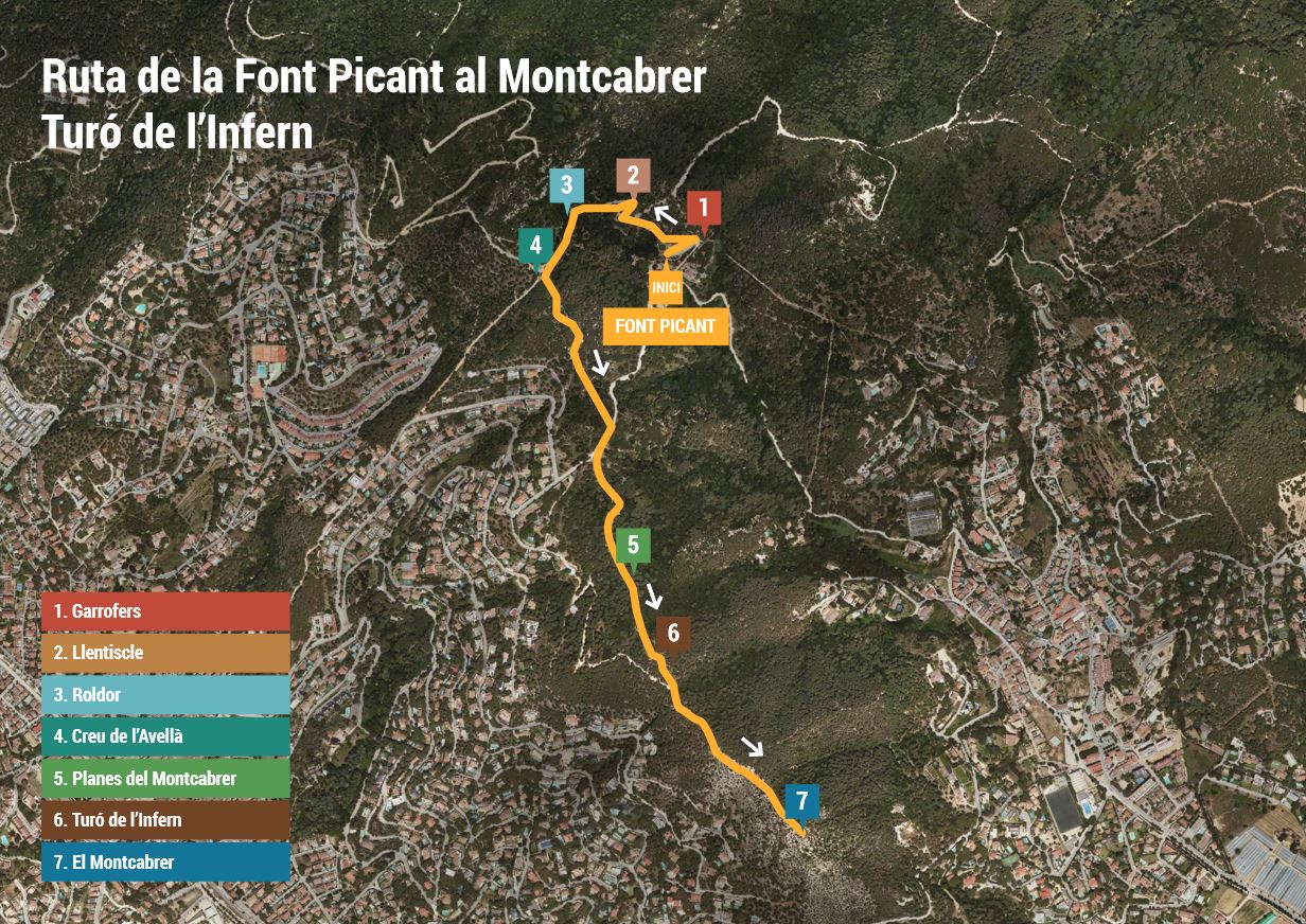 Ruta De La Font Picant Al Montcabrer - Turó De L'Infern